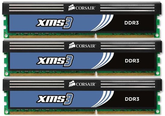 Corsair 6GB (3x2048MB) CL9 1600Mhz XMS3