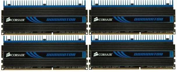 Corsair 8GB (4x2048MB) 1600MHz DOMINATOR with DHX