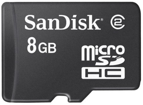 SanDisk MicroSDHC 8GB