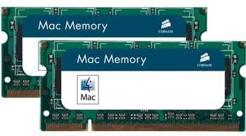 Corsair 4GB (2x2GB) DDR3 SO-DIMM, 1066MHz, Apple
