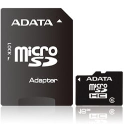 A-Data MicroSDHC-Card 8GB, Class 6