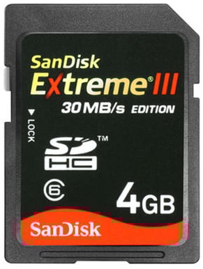 SanDisk SDHC Extreme 4GB