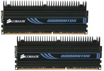 Corsair 4GB (2x2048MB) CL8 1600Mhz DOMINATOR 1,65V