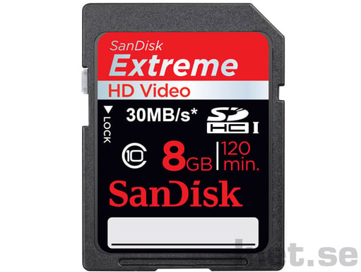 SanDisk SDHC Extreme HD Video 8GB