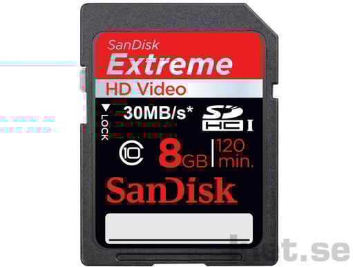 SanDisk SDHC Extreme HD Video 8GB