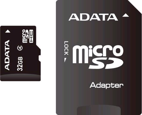 A-Data MicroSDHC-Card 32GB, Class 4