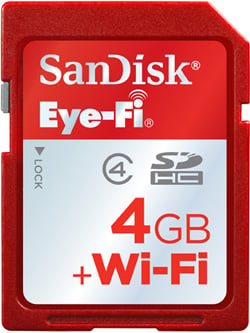 SanDisk SDHC Eye-Fi 4GB Class 4