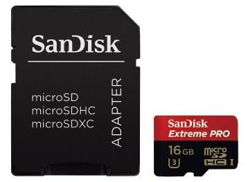 SanDisk MicroSDHC Extreme Pro 16GB, Class 10