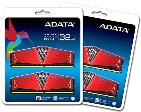 Adata DDR4 32GB (4x8GB) DDR4 2800MHz XPG Z1 Quad Channel