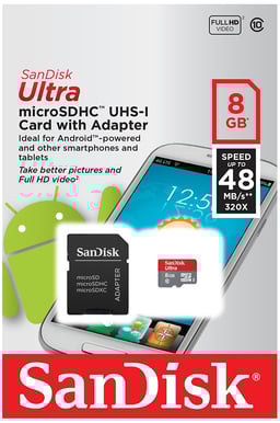 SanDisk MicroSDHC Ultra 8GB