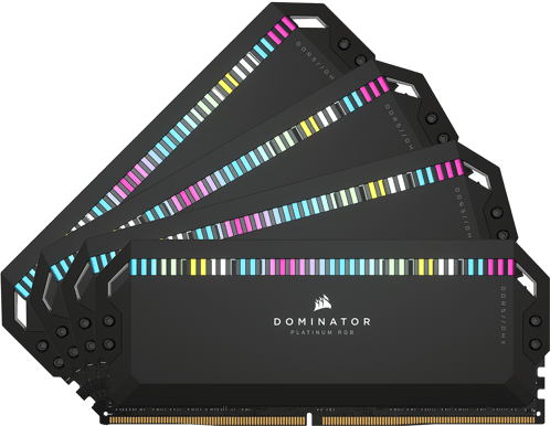 Corsair 64GB (4x16GB) DDR5 5600MHz CL36 Dominator Platinum RGB Svart