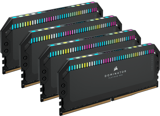 Corsair 64GB (4x16GB) DDR5 5600MHz CL36 Dominator Platinum RGB Svart