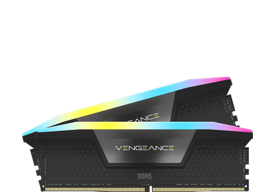 Corsair 32GB (2x16GB) DDR5 6800MHz CL40 Vengeance RGB Svart