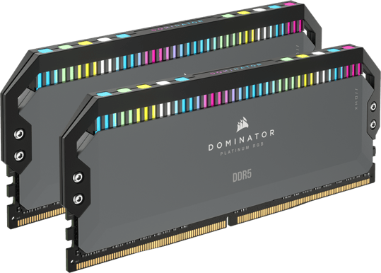 Corsair 32GB (2x16GB) DDR5 6000MHz CL30 Dominator Platinum RGB
