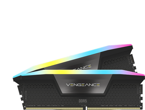 Corsair 64GB (2x32GB) DDR5 6000MHz CL30 Vengeance RGB Svart