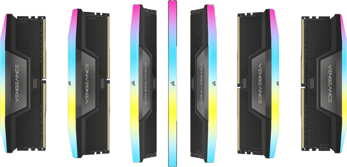 Corsair 64GB (2x32GB) DDR5 6000MHz CL30 Vengeance RGB Svart