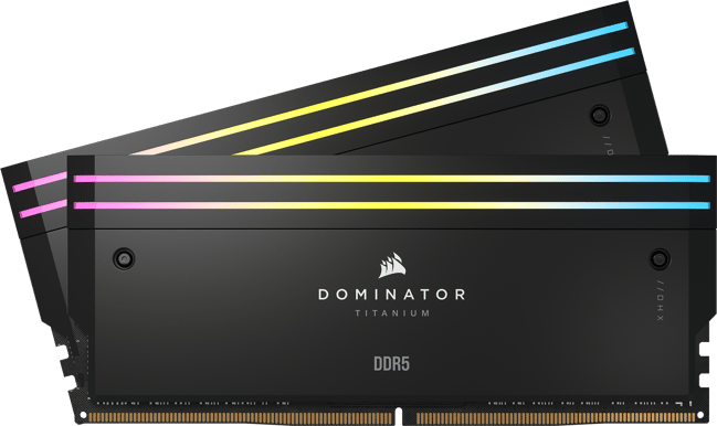 Corsair 32GB (2x16GB) DDR5 7000MHz CL34 Dominator Titanium RGB Svart