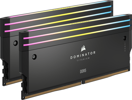 Corsair 32GB (2x16GB) DDR5 7000MHz CL34 Dominator Titanium RGB Svart