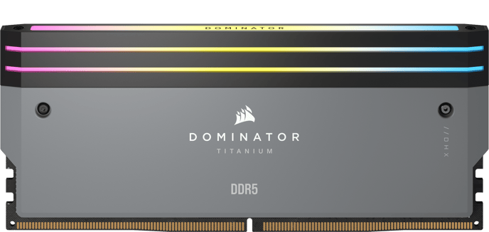 Corsair 32GB (2x16GB) DDR5 6000MHz CL30 Dominator Titanium RGB Grå AMD EXPO