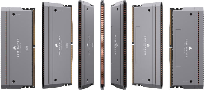 Corsair DDR5 Dominator Titanium Koppar-topp Grå 2-Pack