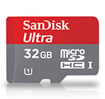 SanDisk MicroSDHC Ultra 32GB, Class 10
