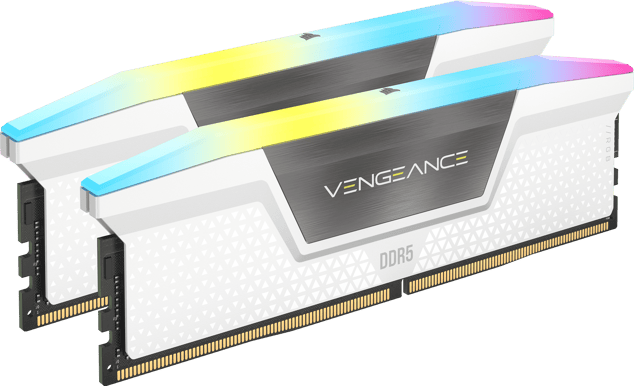 Corsair 32GB (2x16GB) DDR5 5600MHz CL40 Vengeance RGB Vit