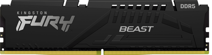 Kingston 16GB (1x16GB) DDR5 6000MHz CL30 FURY Beast Svart AMD EXPO/XMP 3.0