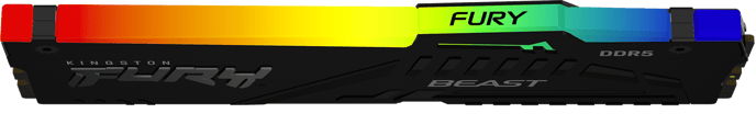 Kingston 16GB (1x16GB) DDR5 6000MHz CL30 FURY Beast RGB Svart AMD EXPO/XMP 3.0