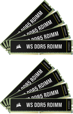 Corsair 256GB (8x32GB) WS DDR5 5600MHz CL40 RDIMM Intel XMP 3.0