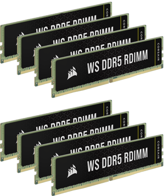 Corsair 256GB (8x32GB) WS DDR5 5600MHz CL40 RDIMM AMD EXPO/Intel XMP 3.0
