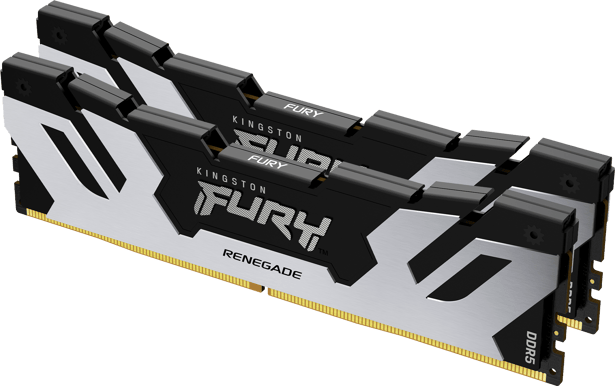 Kingston 96GB (2x48GB) DDR5 6000MHz CL32 FURY Renegade Silver XMP 3.0