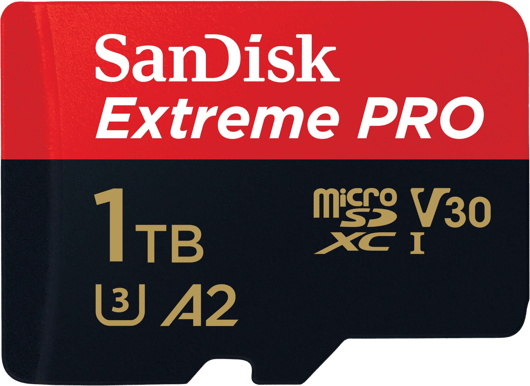 SanDisk microSDXC Extreme Pro 1 TB