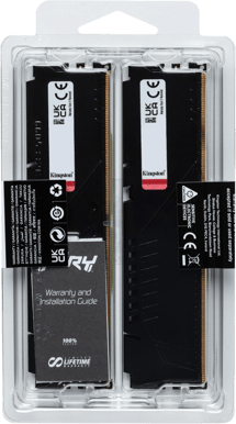 Kingston 16GB (2x8GB) DDR5 6000MHz CL30 FURY Beast Svart AMD EXPO/XMP 3.0