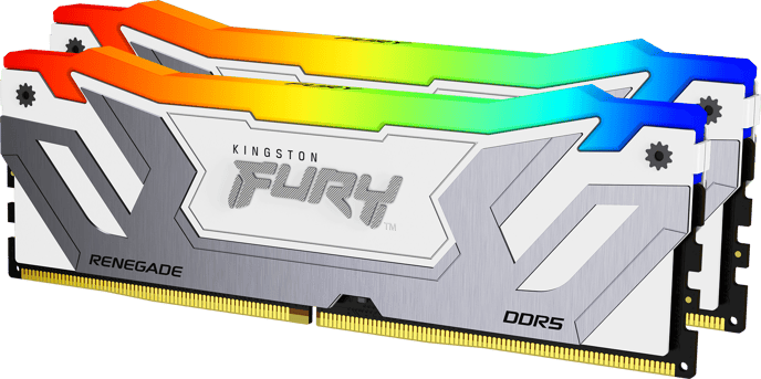 Kingston 48GB (2x24GB) DDR5 CUDIMM 8400MHz CL40 FURY Renegade Vit RGB XMP 3.0