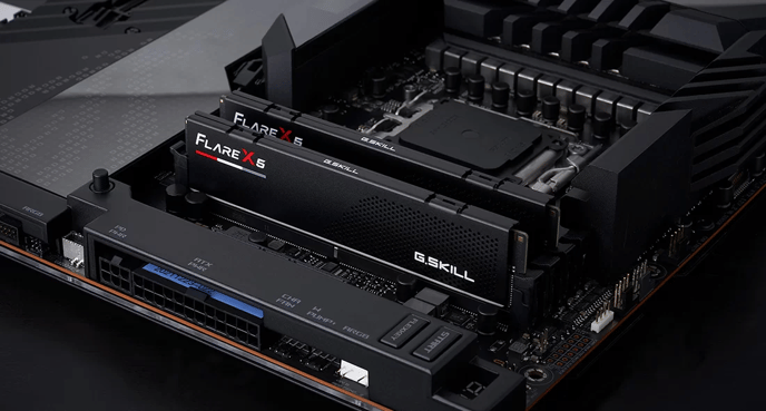 G.Skill 64GB (2x32GB) DDR5 6000MHz CL28 Flare X5 Svart AMD EXPO