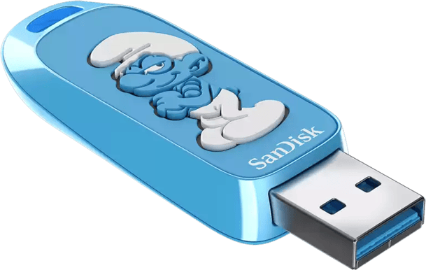 SanDisk Smurfs USB-A 3.2 Gen 1 64 GB (Glasögon-Smurfen)