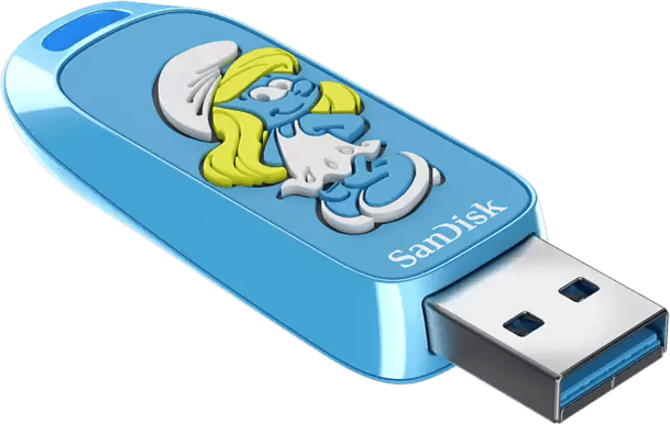 SanDisk Smurfs USB-A 3.2 Gen 1 - 256 GB (Smurfan)