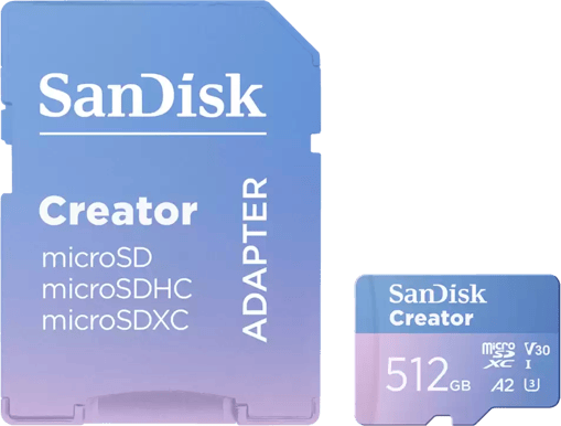 SanDisk Creator MicroSDXC 512GB