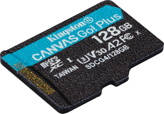 Kingston MicroSD 128GB Canvas Go Plus Gen4