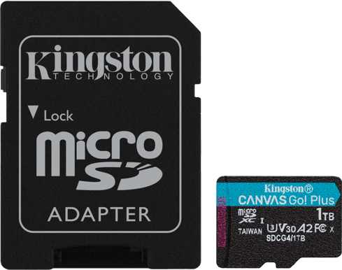 Kingston MicroSD 1TB Canvas Go! Plus Gen4