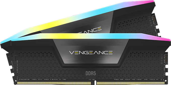 Corsair 48GB (2x24GB) DDR5 6400MHz CL36 Vengeance RGB Svart
