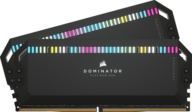 Corsair 64GB (2x32GB) DDR5 6400MHz CL32 Dominator Platinum RGB Svart