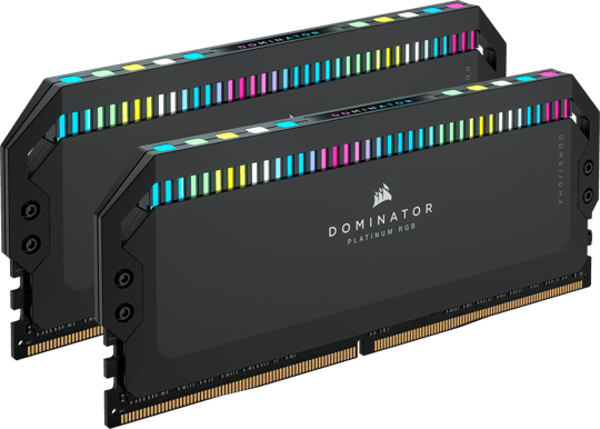 Corsair 64GB (2x32GB) DDR5 6400MHz CL32 Dominator Platinum RGB Svart