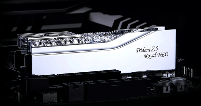 G.Skill 64GB (2x32GB) DDR5 6000MHz CL26 Trident Z5 Royal Neo Silver AMD EXPO