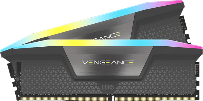 Corsair 64GB (2x32GB) DDR5 6000MHz CL38 Vengeance RGB AMD EXPO/Intel XMP 3.0