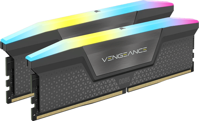 Corsair 64GB (2x32GB) DDR5 6000MHz CL38 Vengeance RGB AMD EXPO/Intel XMP 3.0