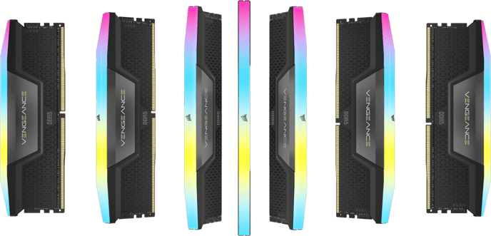 Corsair 96GB (2x48GB) DDR5 6000MHz CL36 Vengeance RGB AMD EXPO/Intel XMP 3.0 Svart