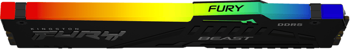 Kingston 32GB (1x32GB) DDR5 5200MHz CL40 FURY Beast RGB AMD EXPO/Intel XMP 3.0