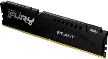 Kingston 32GB (1x32GB) DDR5 5600MHz CL40 FURY Beast AMD EXPO/Intel XMP 3.0