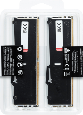 Kingston 64GB (2x32GB) DDR5 5600MHz CL40 FURY Beast RGB AMD EXPO/Intel XMP 3.0